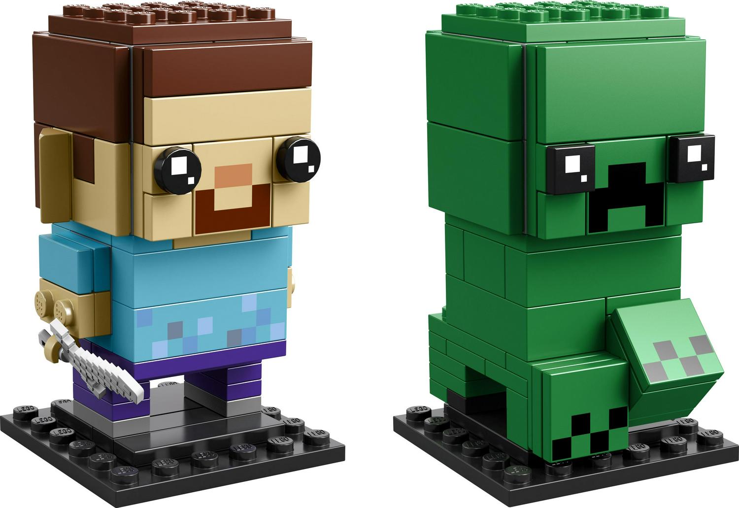 New Lego BrickHeadz Minecraft Steve & Creeper 41612 10+ Building Toy