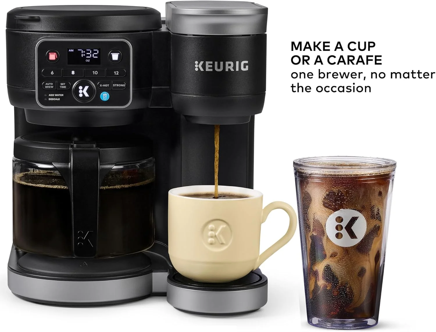 Keurig K-Duo Gen 2 Hot & Iced Single Serve & Carafe Coffee Maker