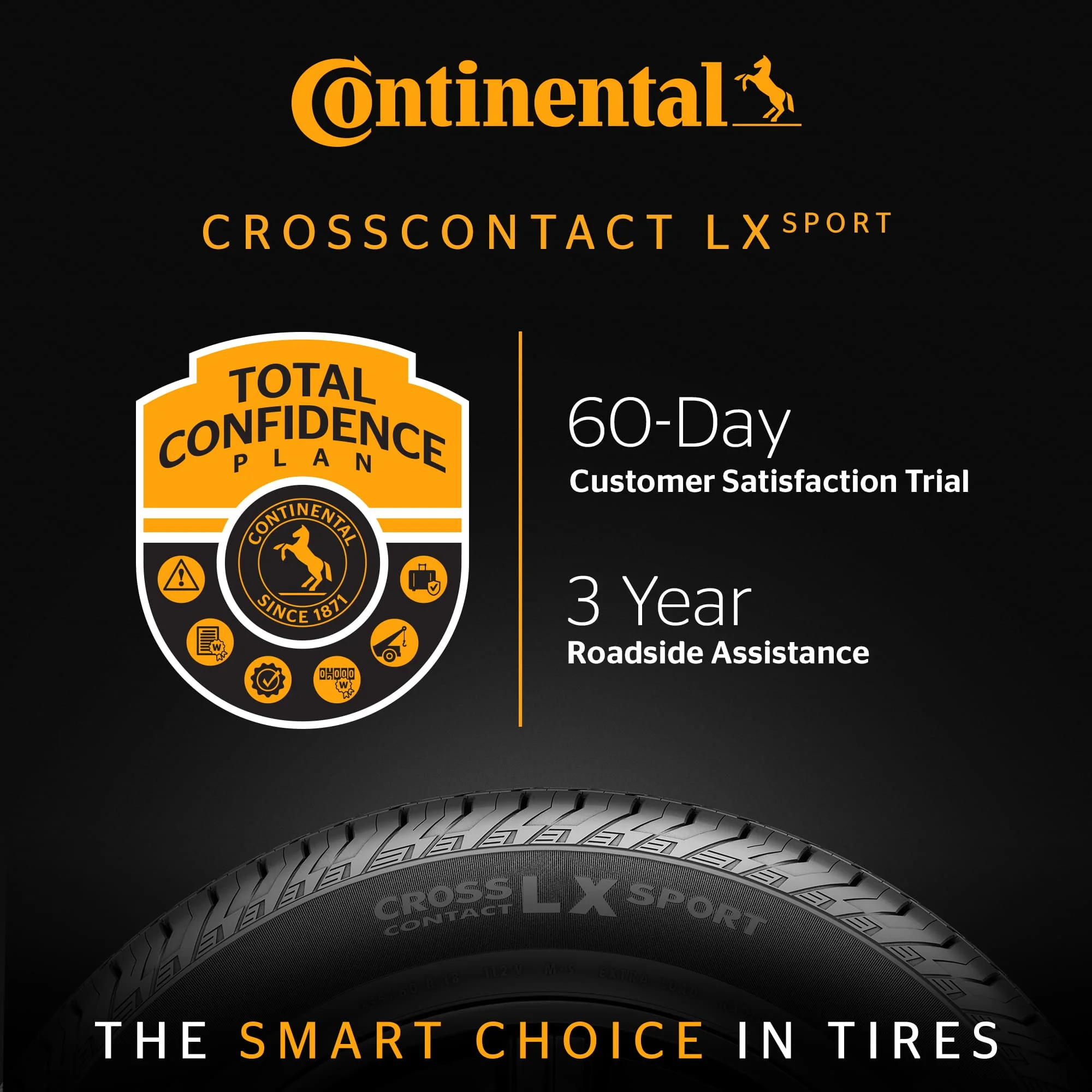 Continental CrossContact LX Sport All Season 235/65R17 104H SUV/Crossover Tire